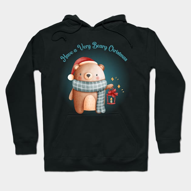 Have a Very Beary Christmas! Hoodie by JanesCreations